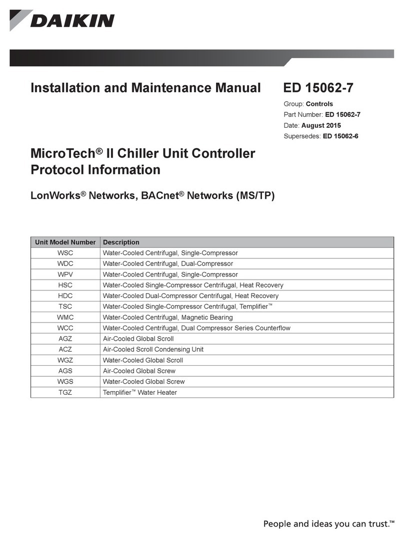 Daikin MicroTech II Manuel