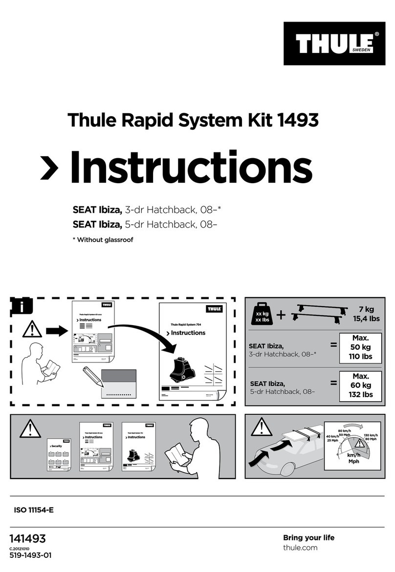 Thule 1493 Manuel utilisateur
