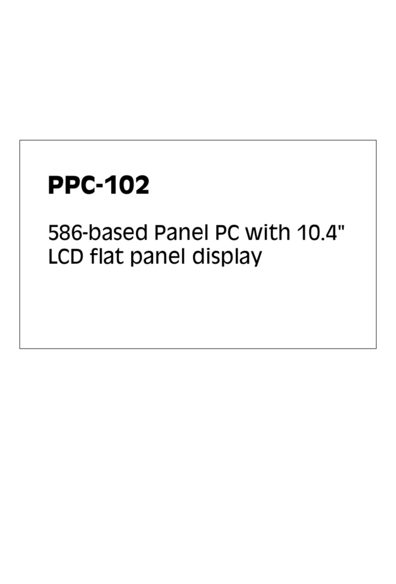 Advantech PPC-102 Manuel utilisateur