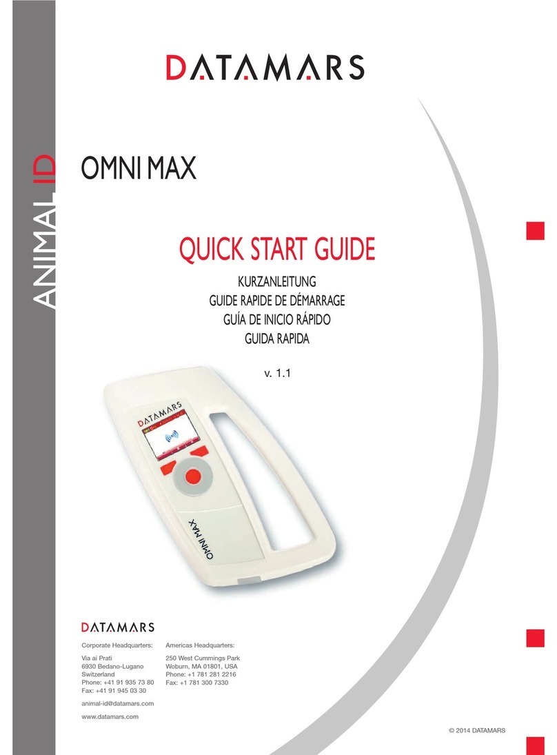 Datamars OMNI MAX Manuel utilisateur