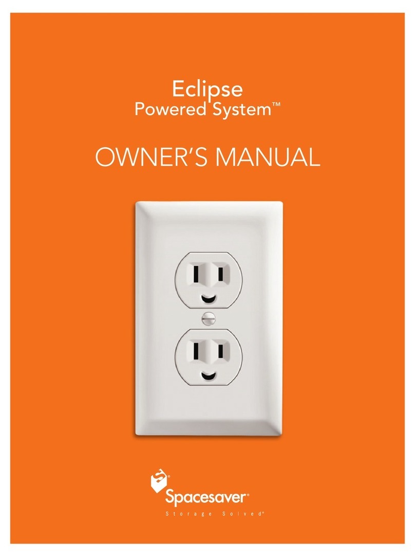 Spacesaver Eclipse Powered System Manuel utilisateur
