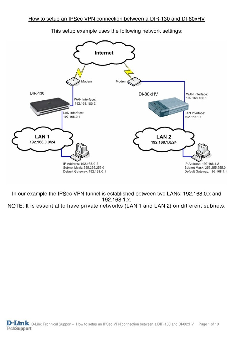 D-Link DIR-130 - Broadband VPN Router Guide de configuration