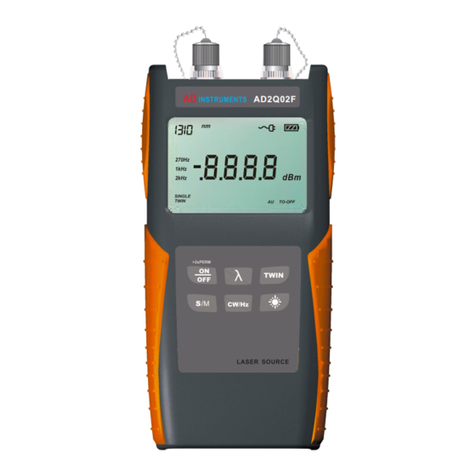 ADInstruments AD2Q02F Manuel utilisateur ADInstruments AD2Q02F Manuel utilisateur