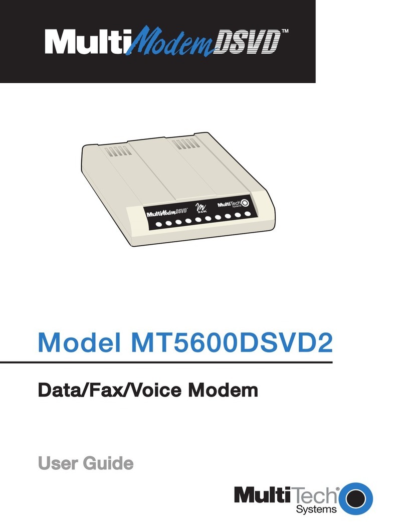 Multitech MultiModemDSVD Manuel utilisateur