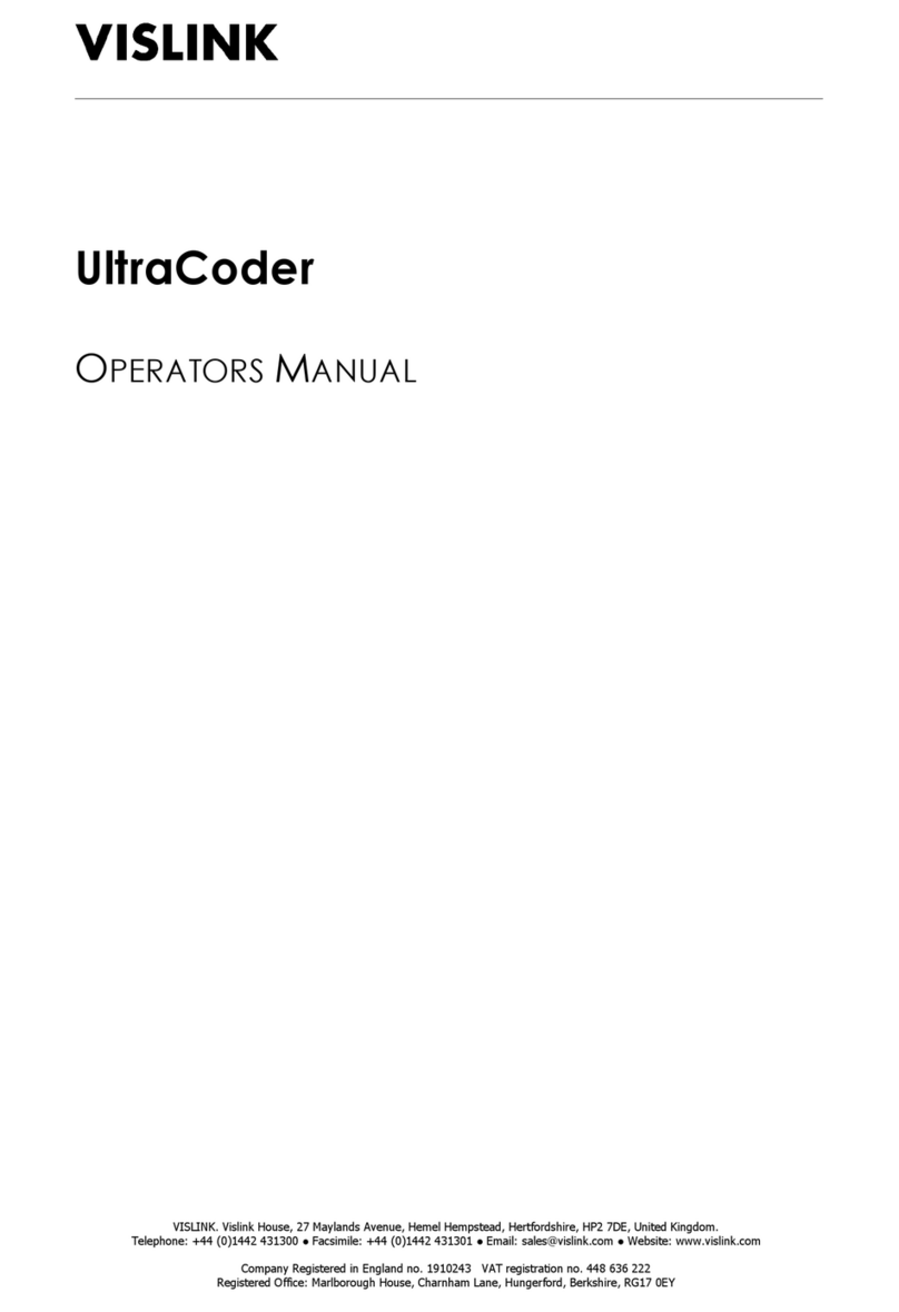 Vislink UltraCoder Manuel utilisateur