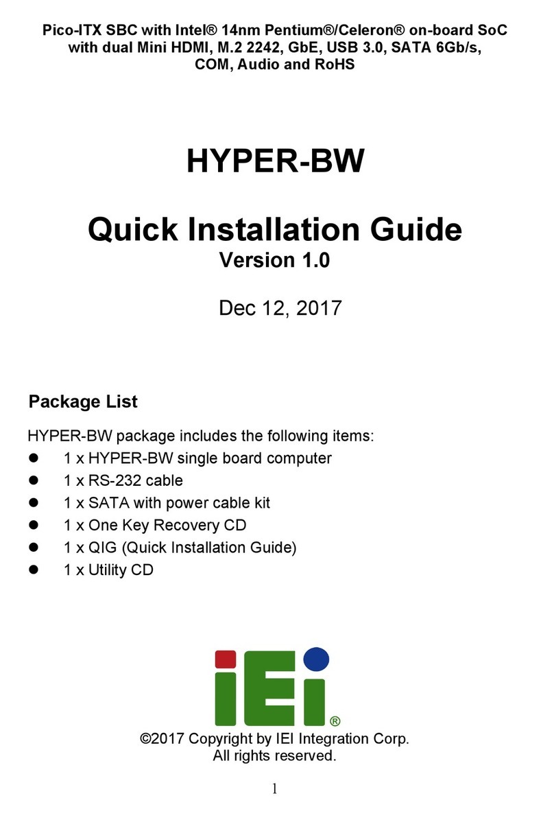 IEI Technology HYPER-BW Manuel utilisateur