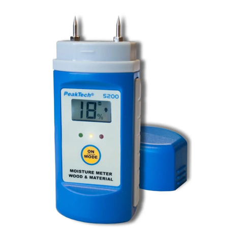 PeakTech 5200 Manuel utilisateur