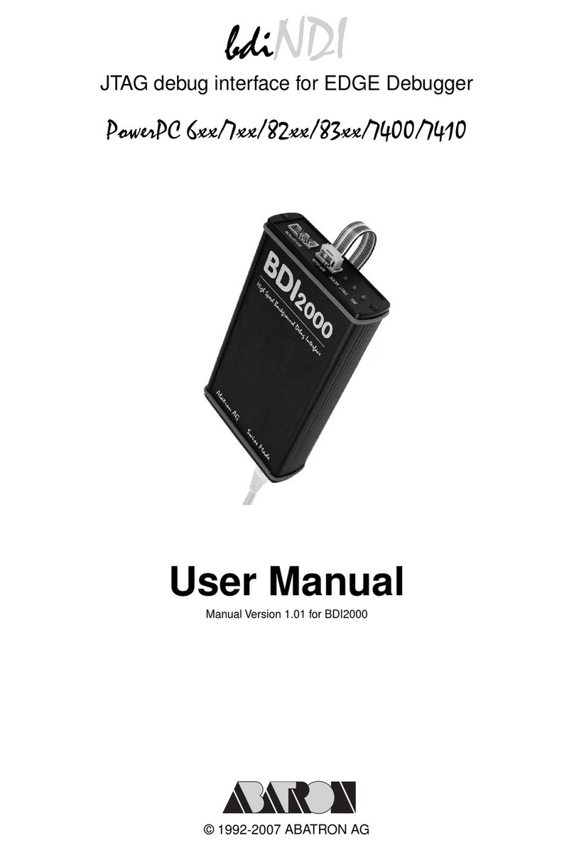 Abatron BDI2000 Manuel utilisateur