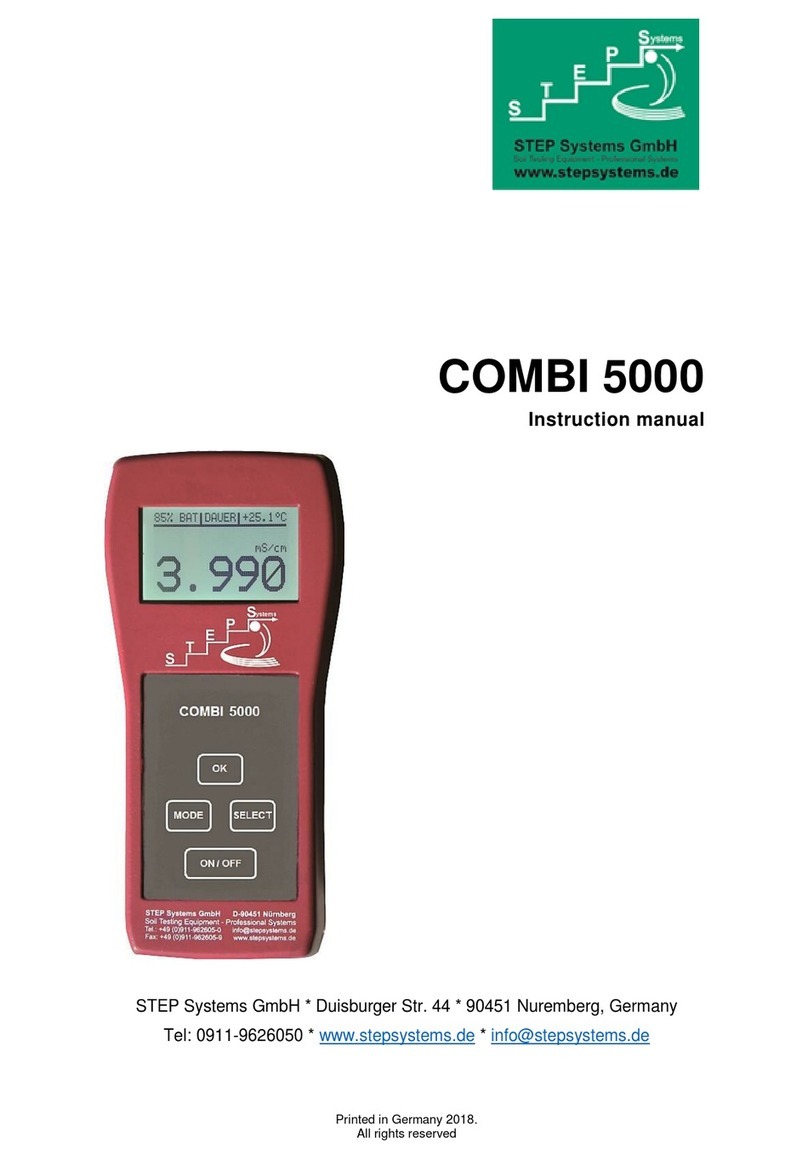 STEP COMBI 5000 Manuel utilisateur