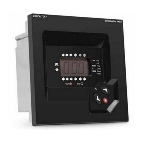 Circutor computer MAX 6 Manuel utilisateur