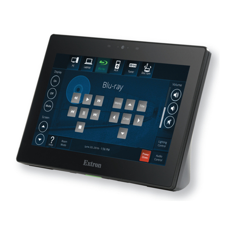 Extron electronics TLP Pro 725T Manuel utilisateur Extron electronics TLP Pro 725T Manuel utilisateur