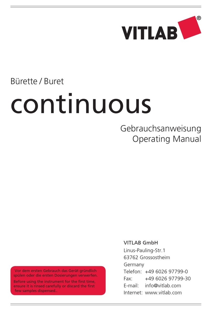 Vitlab continuous RS Manuel utilisateur