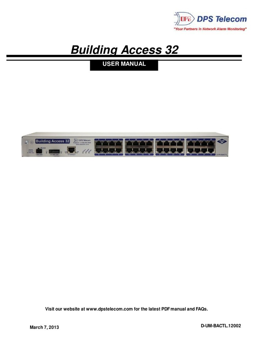 DPS Telecom Building Access 32 Manuel utilisateur