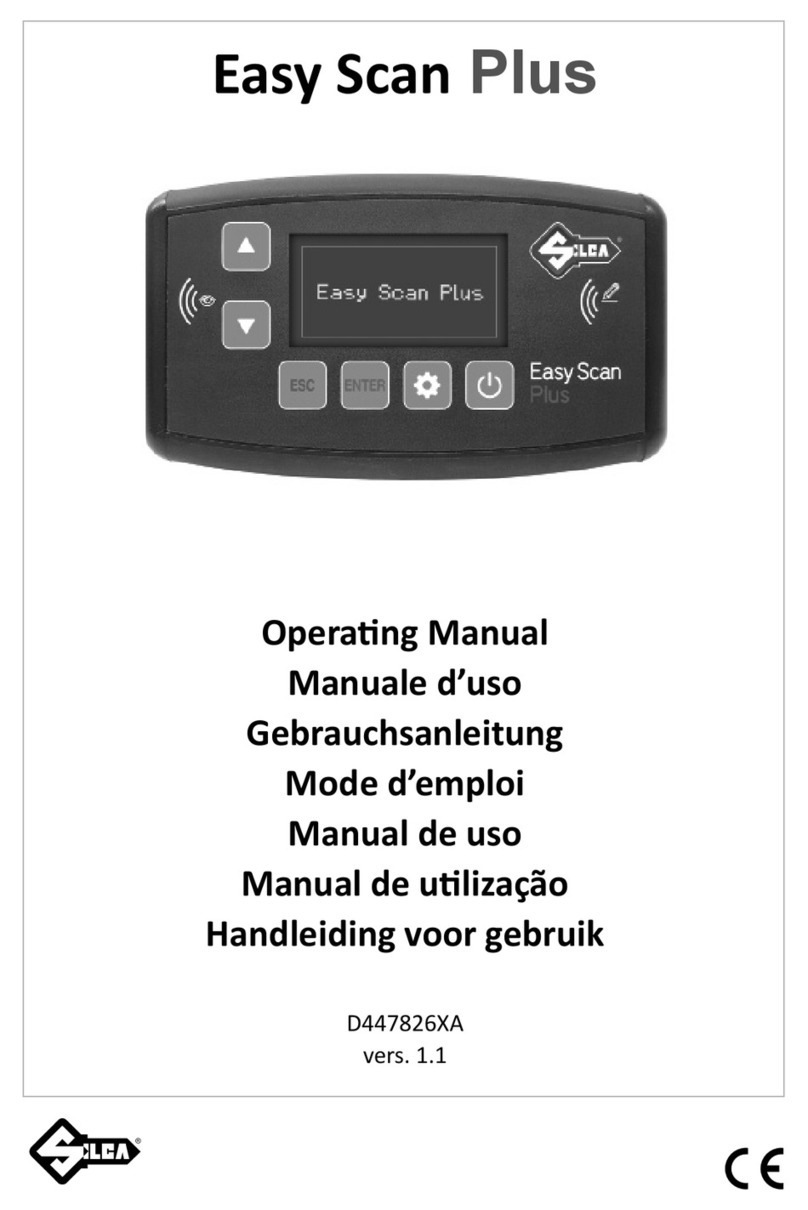 Silca Easy Scan Plus Manuel utilisateur