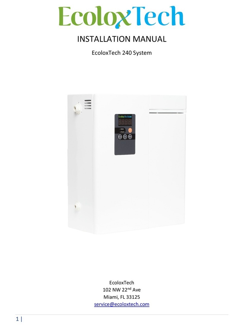 EcoloxTech 240 Instructions d'utilisation et d'entretien