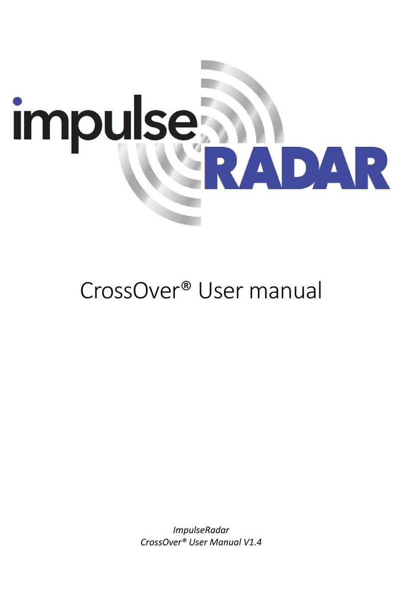 ImpulseRadar CrossOver Manuel utilisateur