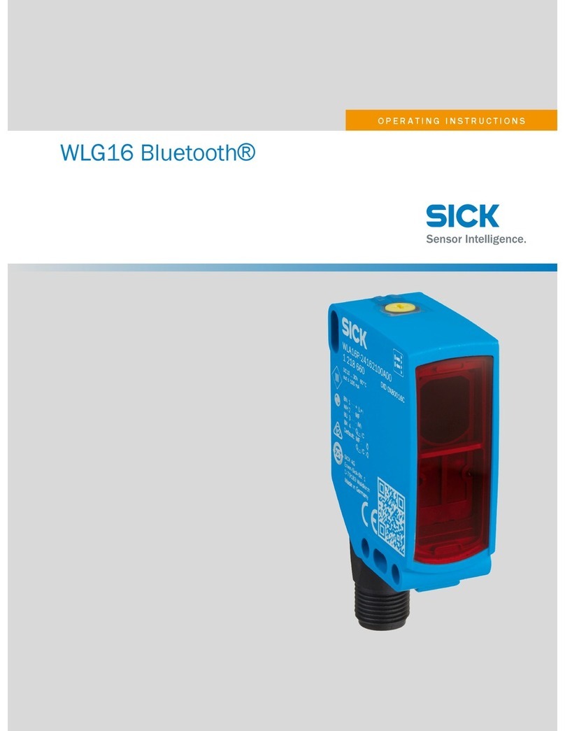SICK WLG16 Bluetooth Manuel utilisateur