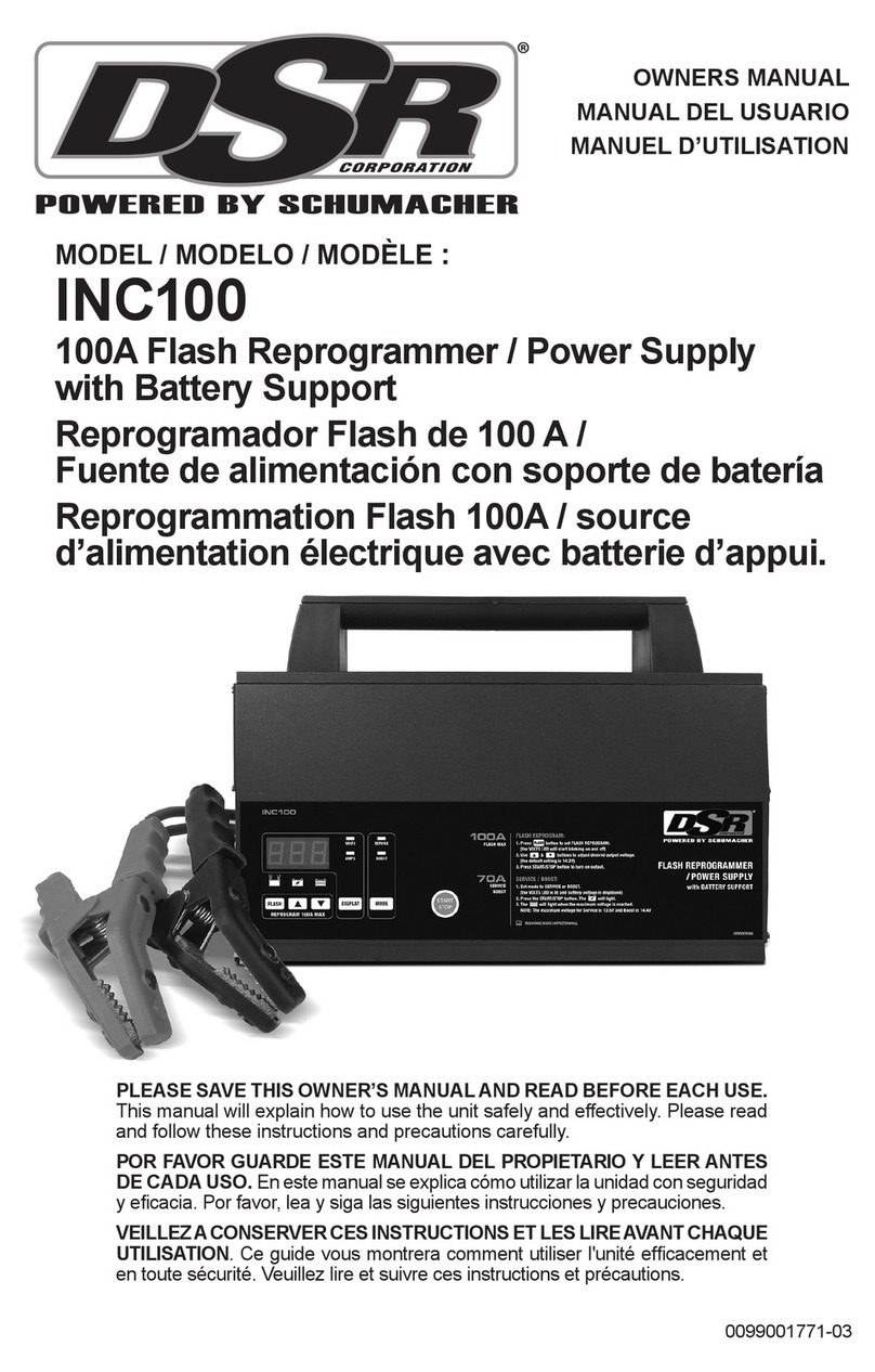 DSR INC100 Manuel utilisateur
