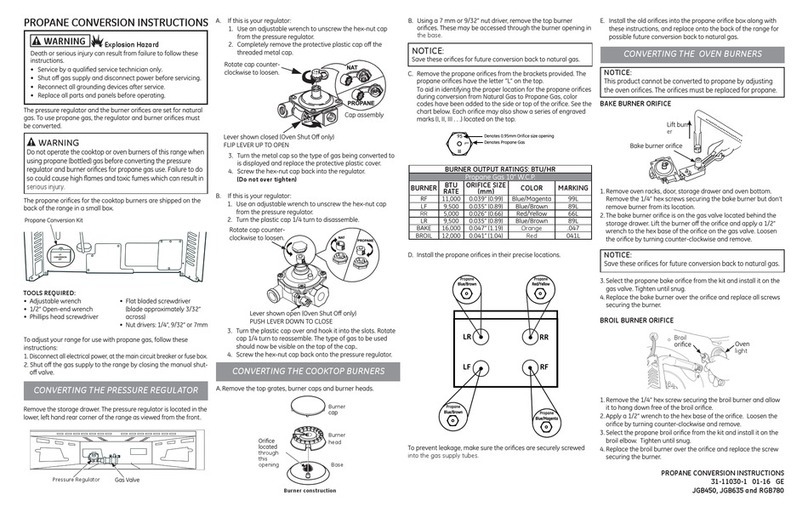 GE JGB450 Manuel utilisateur