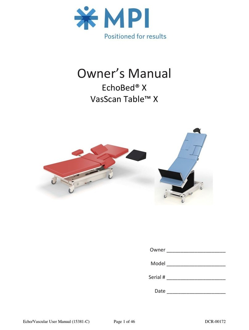 MPI EchoBed X Manuel utilisateur MPI EchoBed X Manuel utilisateur