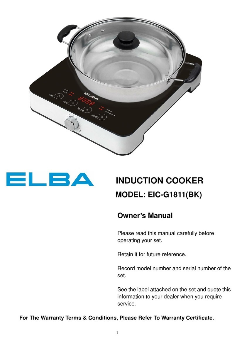 Elba EIC-G1811BK Manuel utilisateur