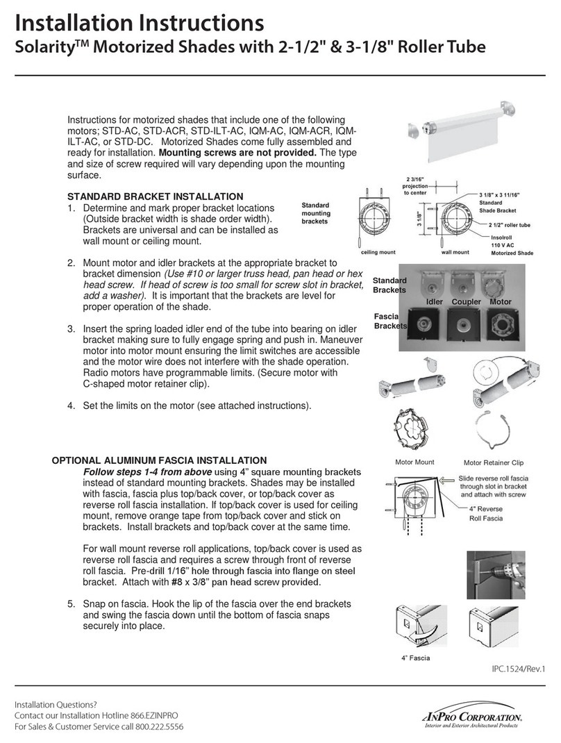 INPRO Solarity Manuel de service