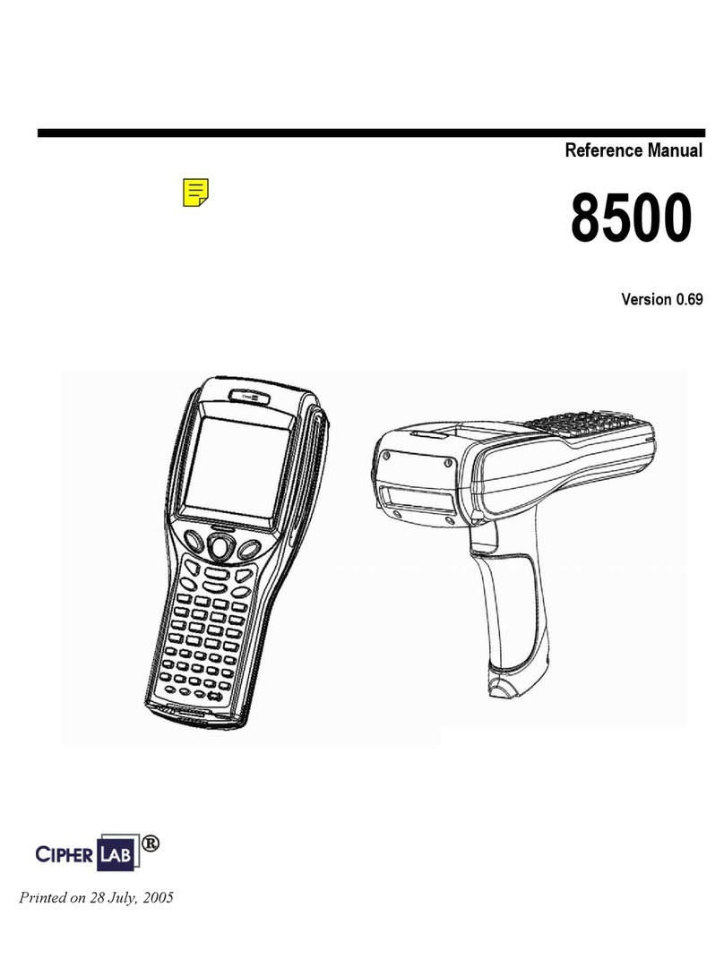 CipherLab 8500 Series Manuel utilisateur