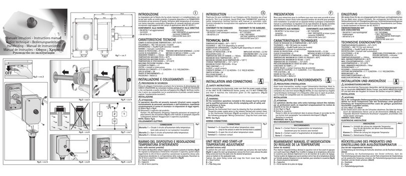 CALEFFI 624 Manuel utilisateur