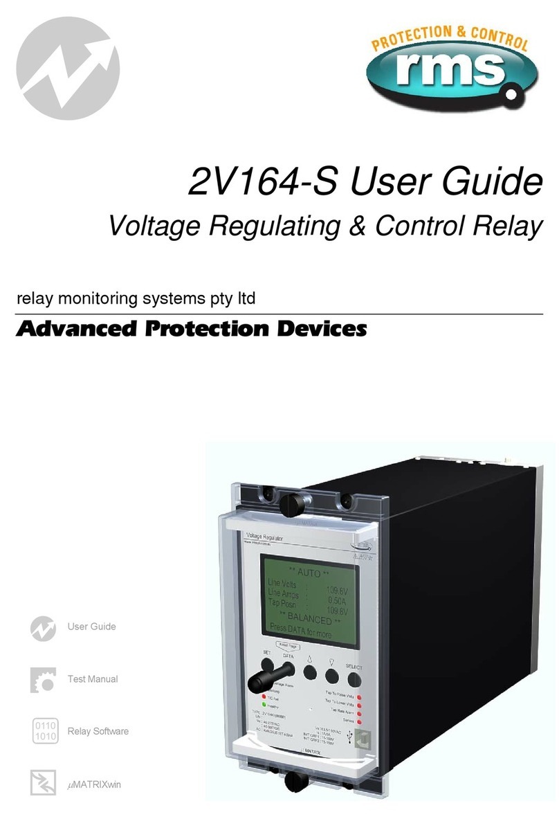 RMS 2V164-S Manuel utilisateur