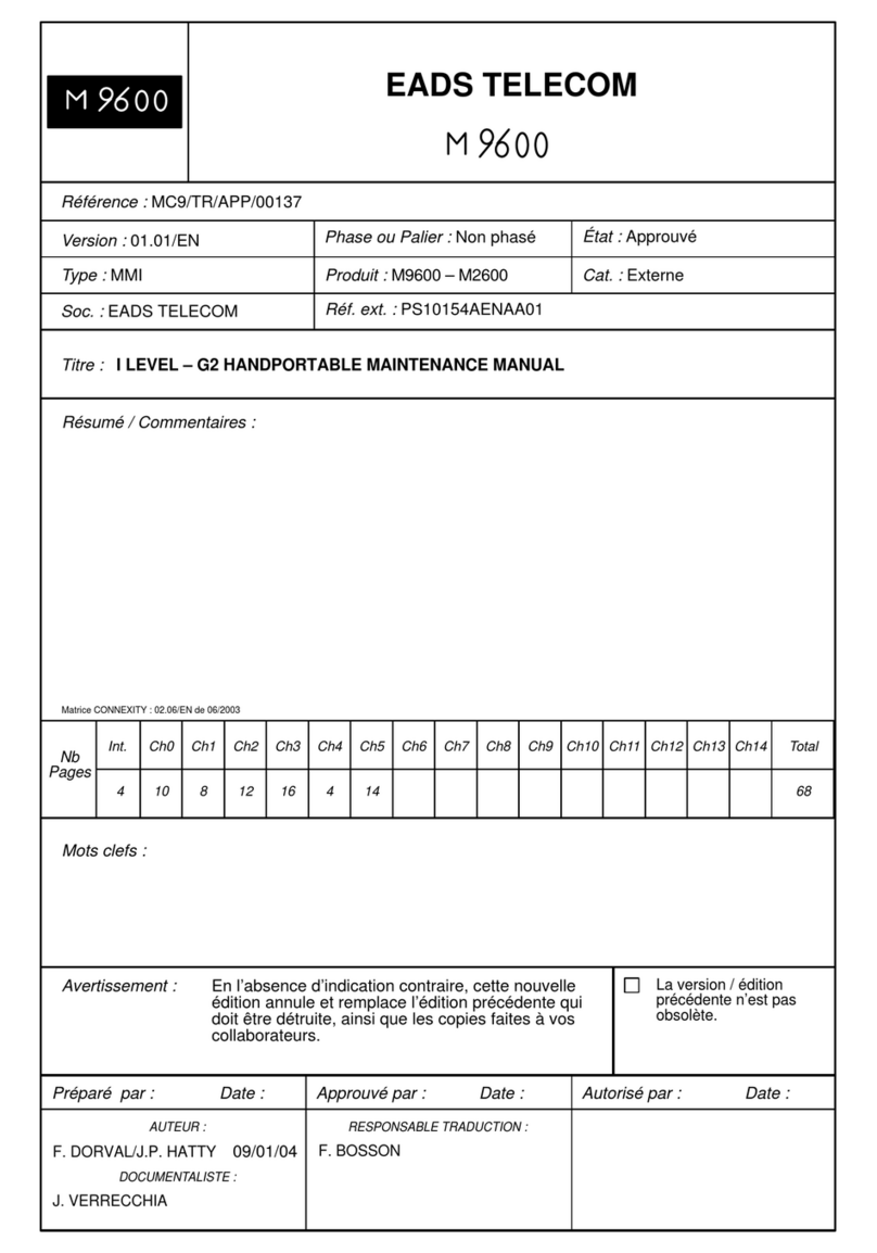 Eads Telecom G2 Mode d’emploi