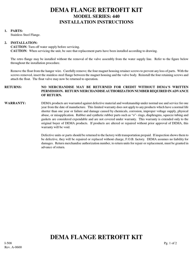 DEMA 440 Manuel utilisateur