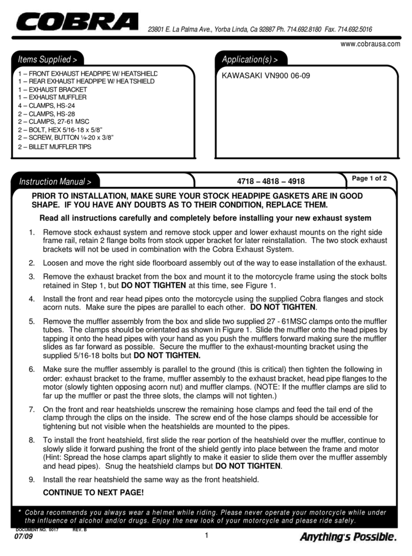 Cobra 4918 Manuel utilisateur