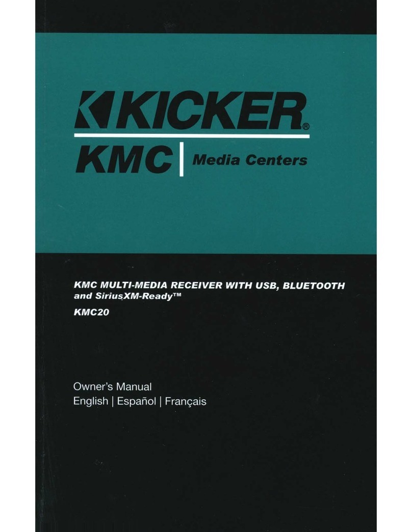 Kicker KMC20 Manuel utilisateur