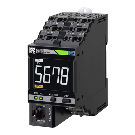 Omron K6CM series Manuel utilisateur