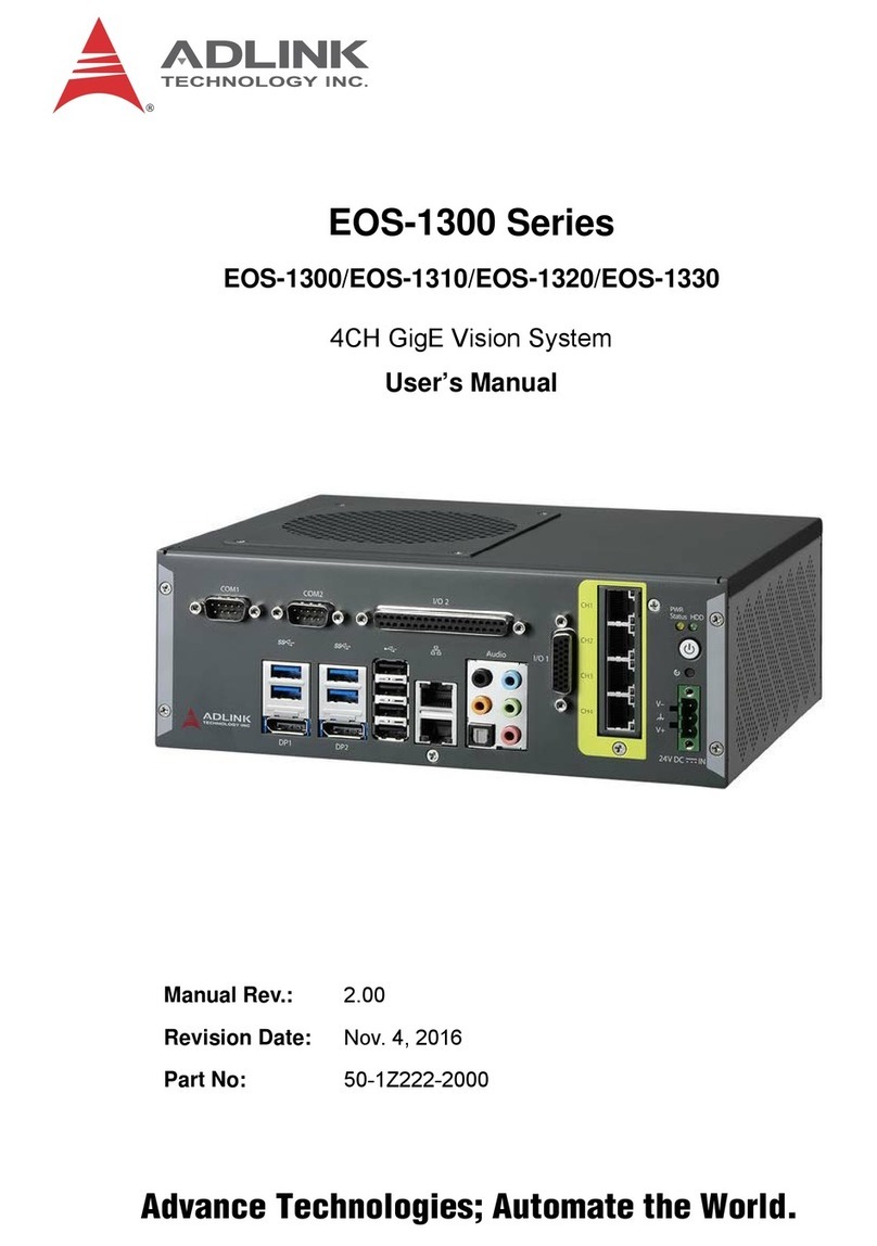 ADLINK Technology EOS-1300 Manuel utilisateur