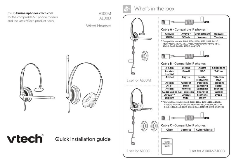 V-tech A100D Manuel utilisateur