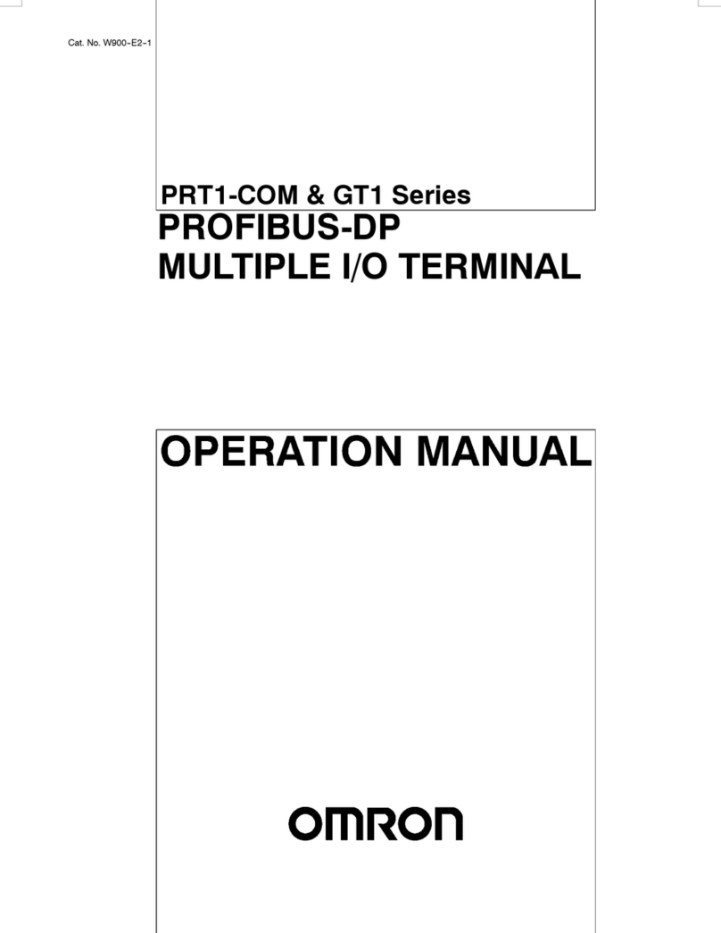 Omron PRT1-COM Manuel utilisateur