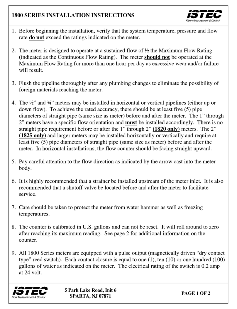 ISTEC 1820 Manuel utilisateur