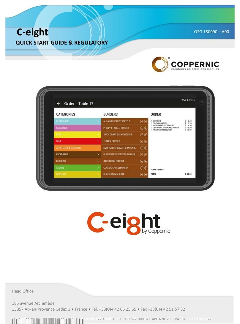 Coppernic C-eight Manuel utilisateur