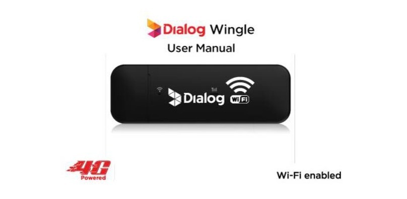 Dialog 4G Wingle Manuel utilisateur Dialog 4G Wingle Manuel utilisateur