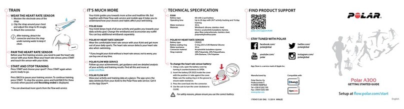Polar Electro A300 Manuel utilisateur