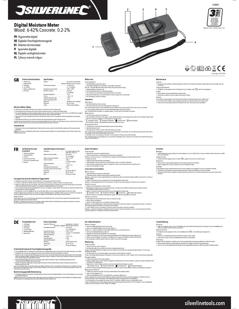 Silverline 220841 Manuel utilisateur