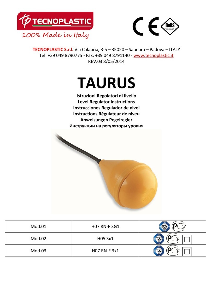 Tecnoplastic TAURUS Manuel utilisateur