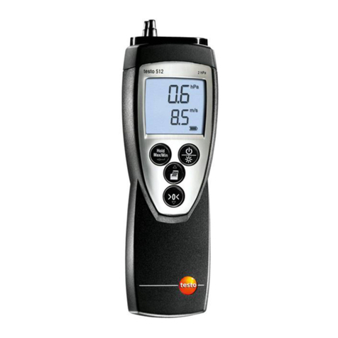 TESTO 512 Manuel utilisateur