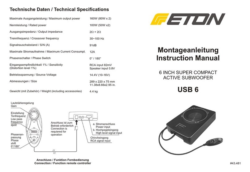 Eton USB 6 Manuel utilisateur