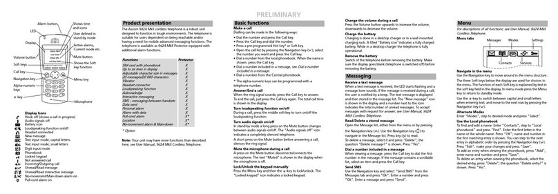 ASCOM 9D24 TALKER - Manuel utilisateur