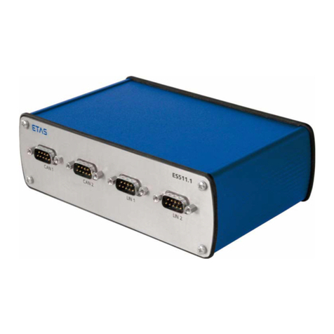 ETAS ES511.1 Manuel utilisateur