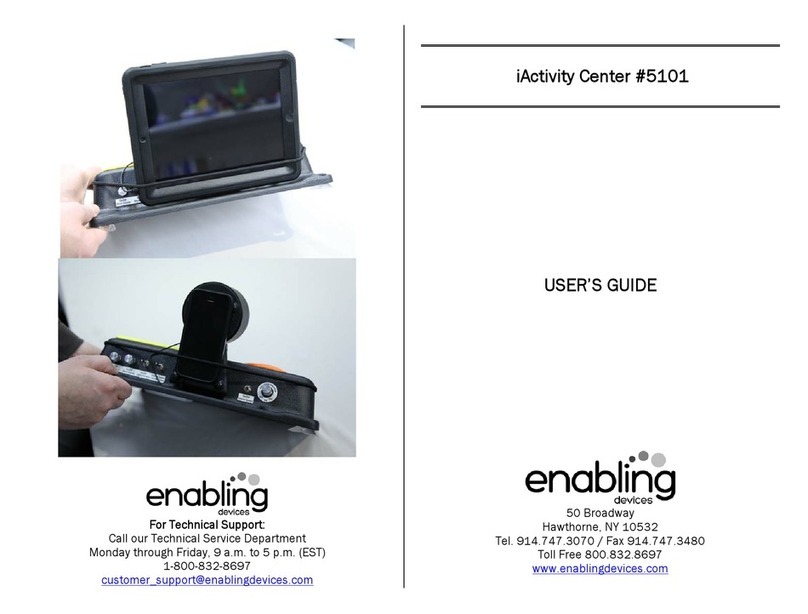 Enabling Devices iActivity Center Manuel utilisateur