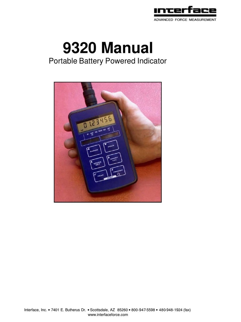 Interface 9320 Manuel utilisateur