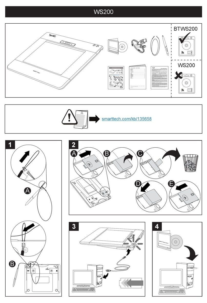 SMART Slate WS200 Instructions de montage